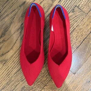 Rothy's 7.5 Red Flats